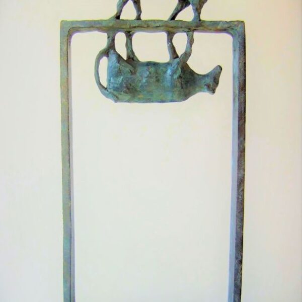 MarinavanderKooi-WEERSPIEGELING--brons 28cm h (3)